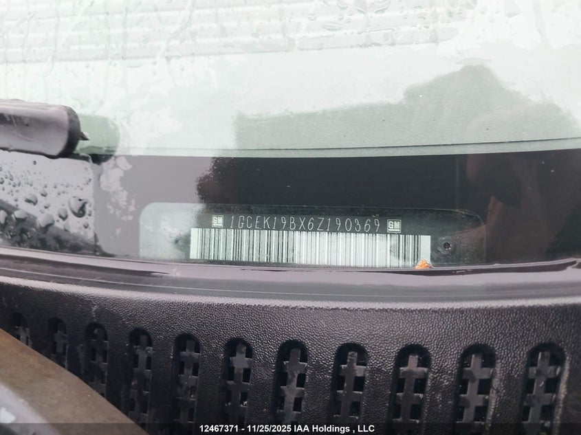 2006 Chevrolet Silverado K1500 VIN: 1GCEK19BX6Z190369 Lot: 12467371