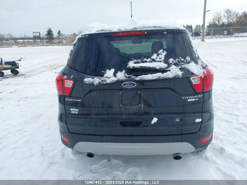 2019 Ford Escape Titanium VIN: 1FMCU9J93KUC17035 Lot: 12467412