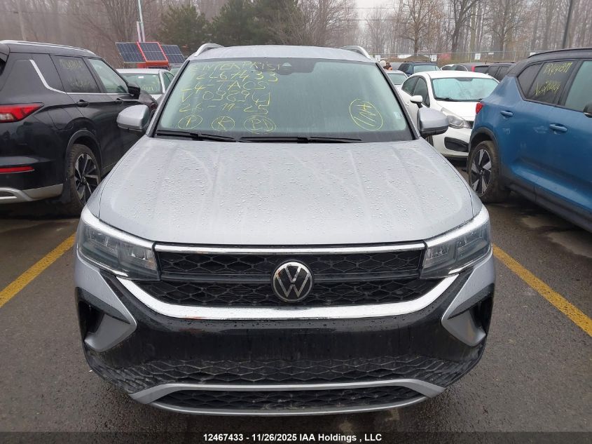 2024 Volkswagen Taos Se VIN: 3VVUX7B2XRM098941 Lot: 12467433