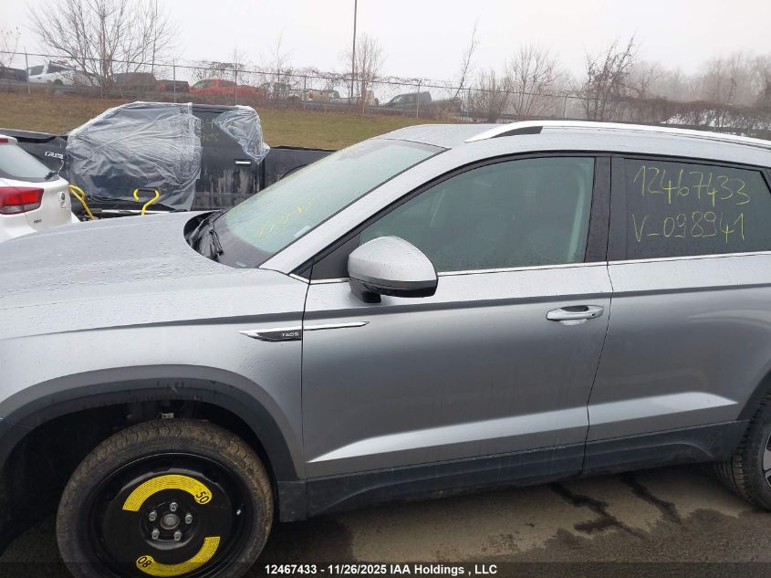 2024 Volkswagen Taos Se VIN: 3VVUX7B2XRM098941 Lot: 12467433