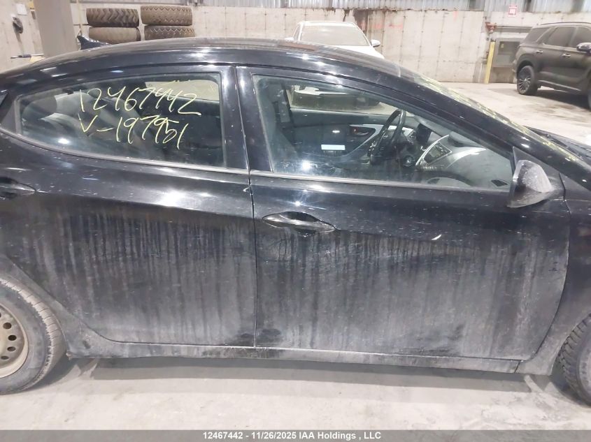 2013 Hyundai Elantra Gls/Limited VIN: 5NPDH4AE9DH197951 Lot: 12467442