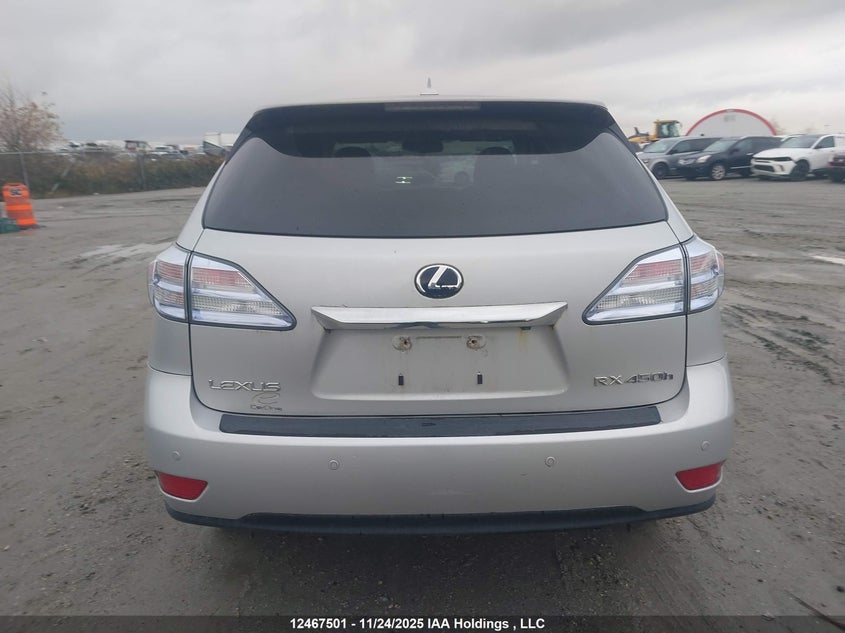 2010 Lexus Rx 450H VIN: JTJZB1BA3A2001711 Lot: 12467501