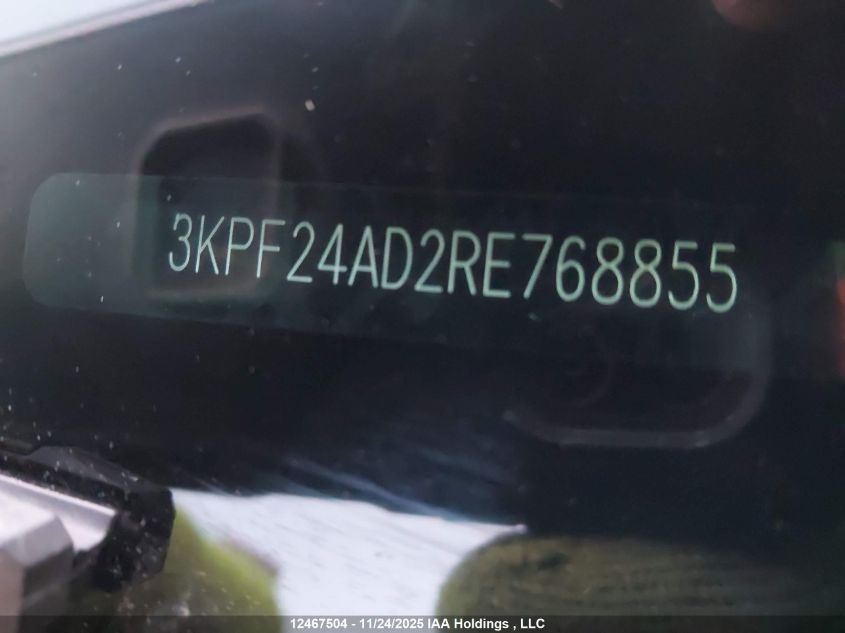 2024 Kia Forte Ex/Ex Premium/Ex+/Lx VIN: 3KPF24AD2RE768855 Lot: 12467504