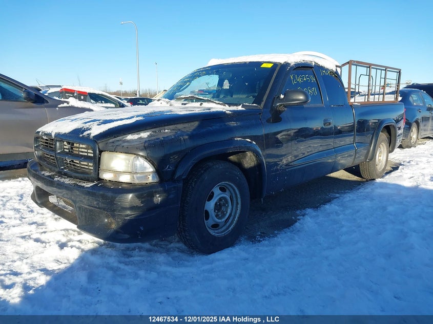 1B7GL22N8YS740891 2000 DODGE DAKOTA photo no. 2