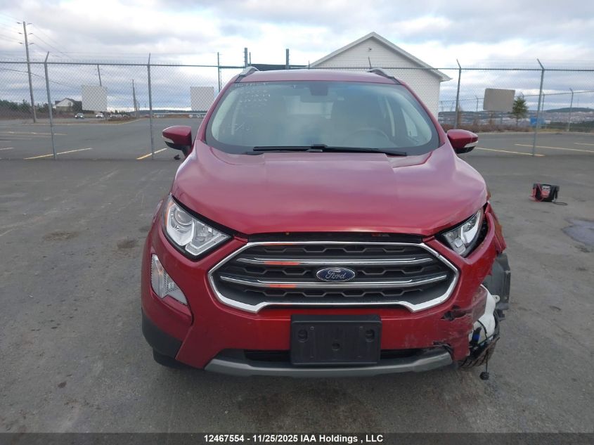 2021 Ford Ecosport Titanium VIN: MAJ6S3KL4MC438804 Lot: 12467554
