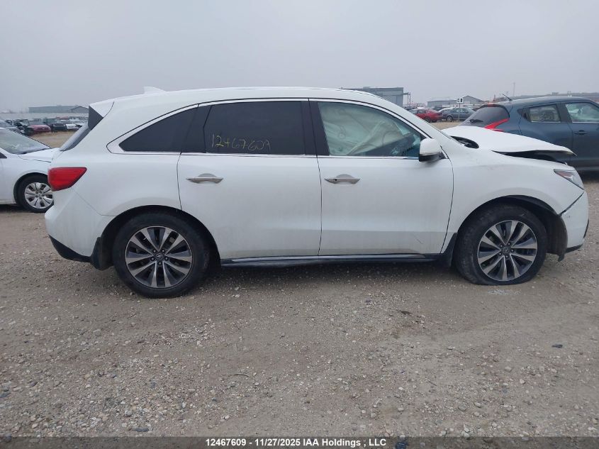 2015 Acura Mdx Technology VIN: 5FRYD4H40FB503011 Lot: 12467609