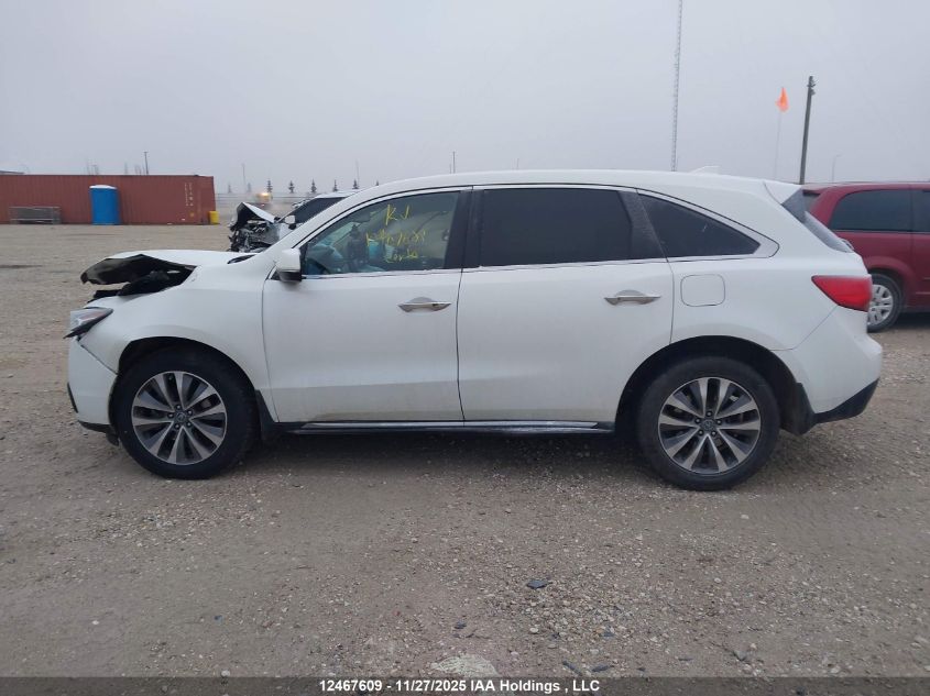 2015 Acura Mdx Technology VIN: 5FRYD4H40FB503011 Lot: 12467609
