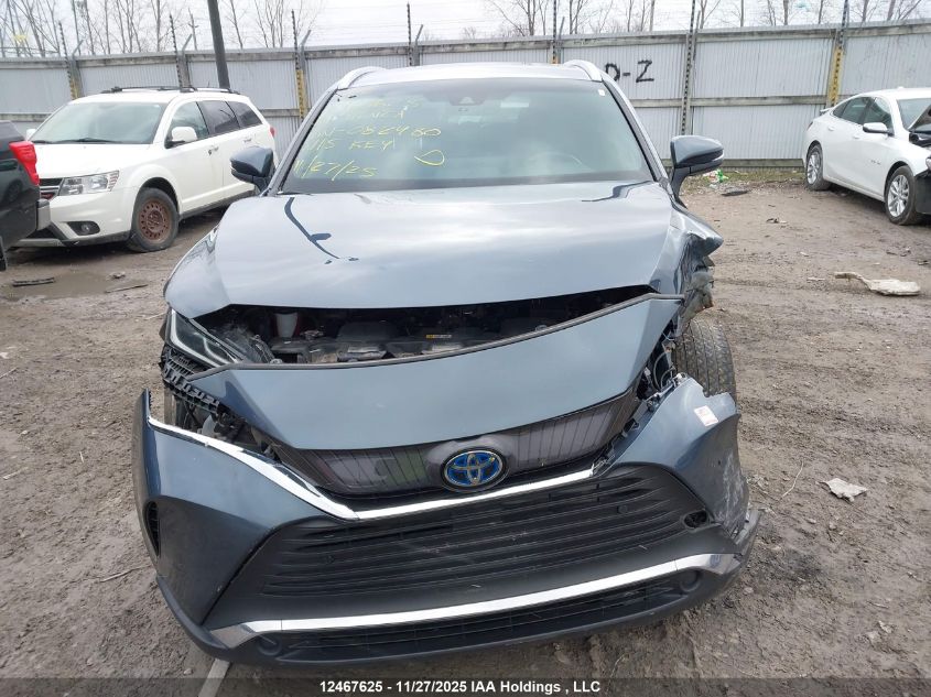 2021 Toyota Venza Xle VIN: JTEAAAAH9MJ082480 Lot: 12467625