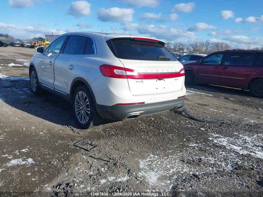 2LMTJ8LR2GBL46904 2016 LINCOLN MKX photo no. 3