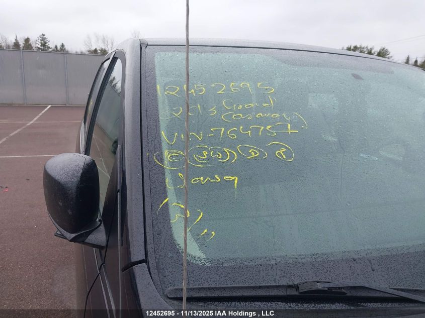 2013 Dodge Grand Caravan Se/Sxt VIN: 2C4RDGBG3DR764757 Lot: 12452695X