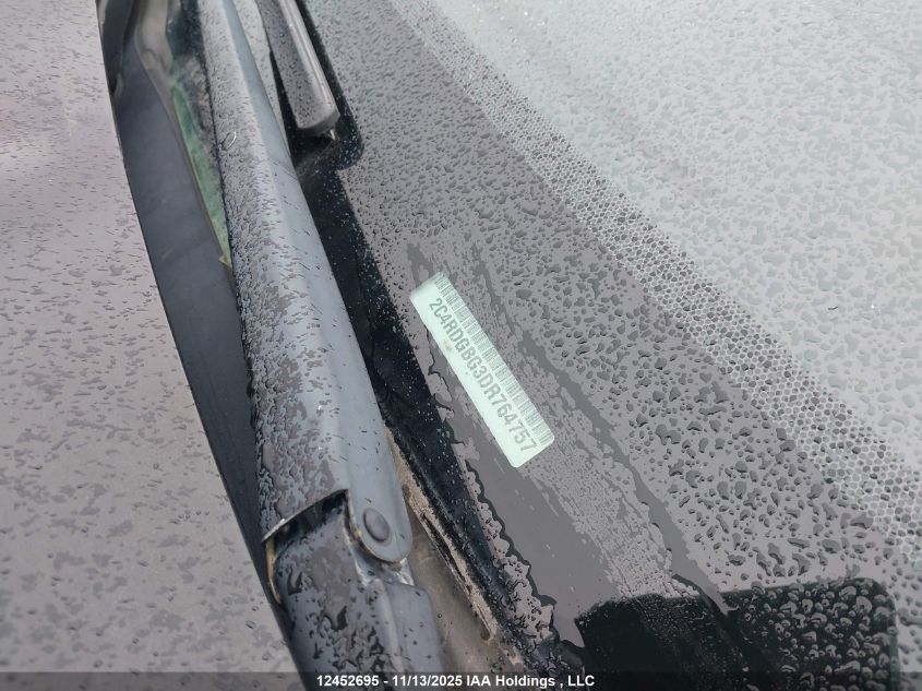 2013 Dodge Grand Caravan Se/Sxt VIN: 2C4RDGBG3DR764757 Lot: 12452695X