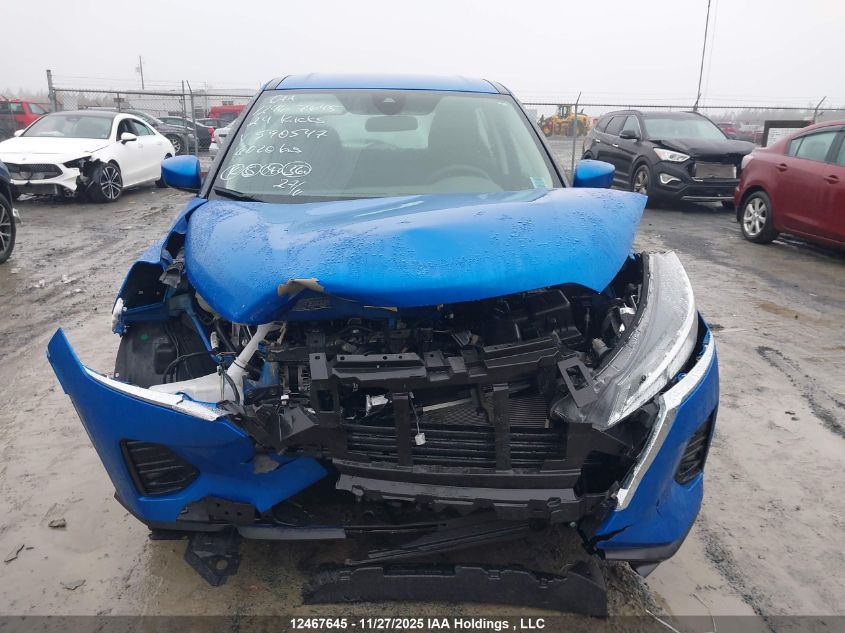 2024 Nissan Kicks S VIN: 3N1CP5BVXRL590547 Lot: 12467645