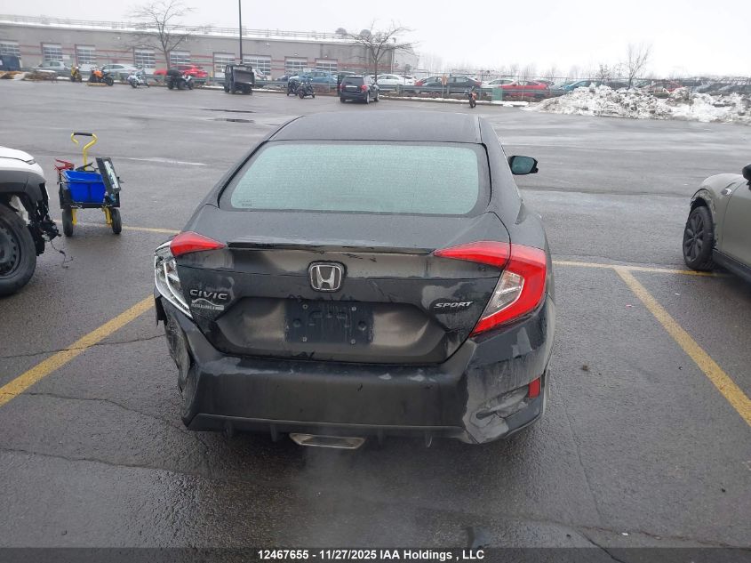 2019 Honda Civic VIN: 2HGFC2F81KH018680 Lot: 12467655
