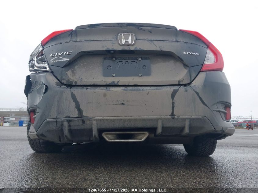 2019 Honda Civic VIN: 2HGFC2F81KH018680 Lot: 12467655