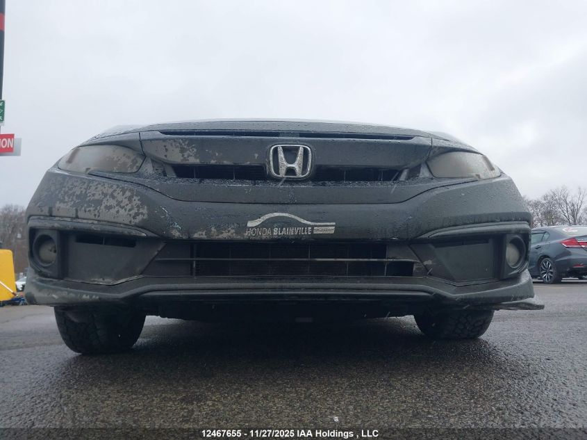 2019 Honda Civic VIN: 2HGFC2F81KH018680 Lot: 12467655