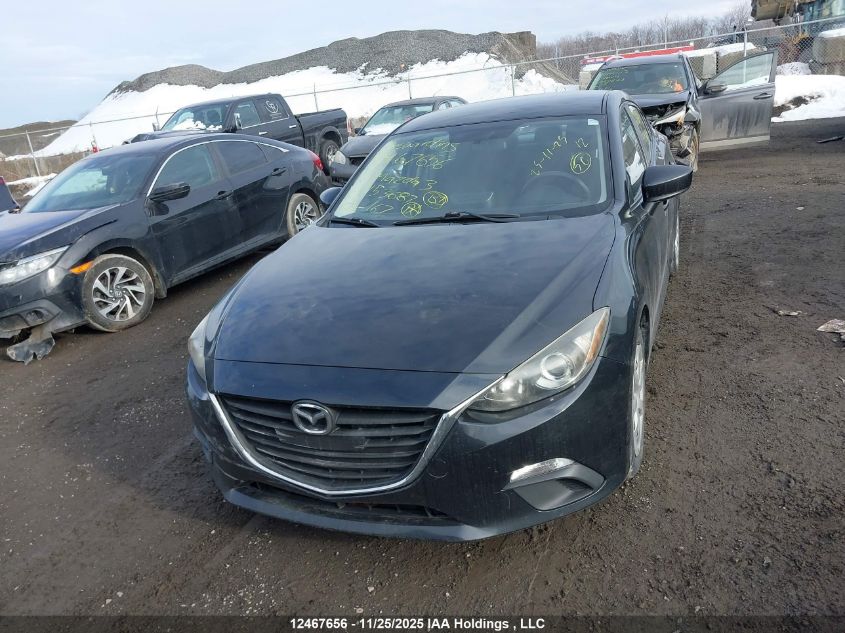 2014 Mazda Mazda3 Gx-Sky VIN: JM1BM1U78E1153687 Lot: 12467656