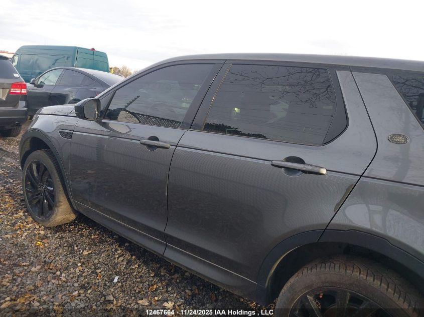 2017 Land Rover Discovery Sport Hse Luxury VIN: SALCT2BG1HH682645 Lot: 12467664