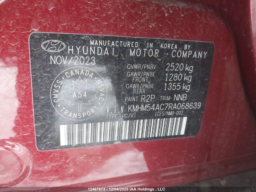 KMHM54AC7RA068639 2024 HYUNDAI IONIQ 6 photo no. 9