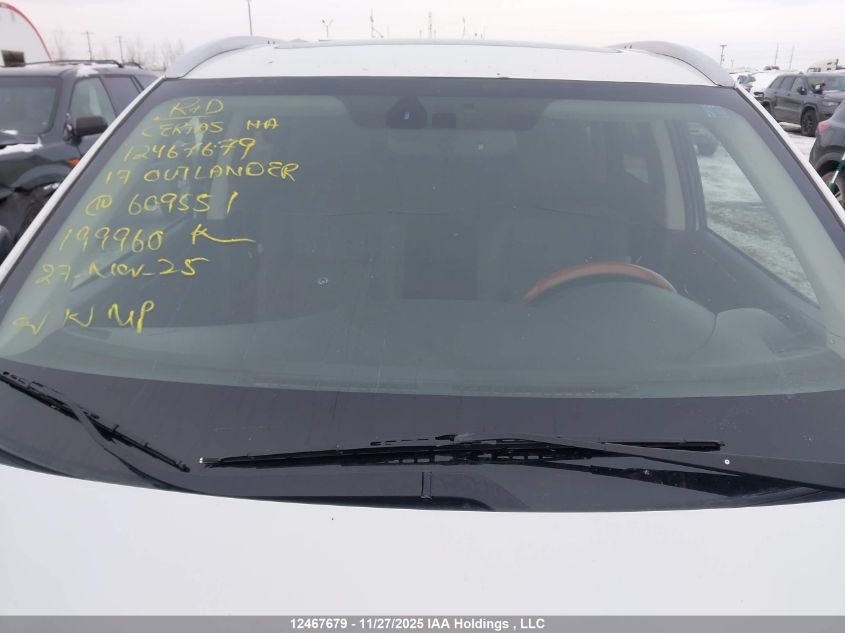 2017 Mitsubishi Outlander Es VIN: JA4AZ2A31HZ609551 Lot: 12467679