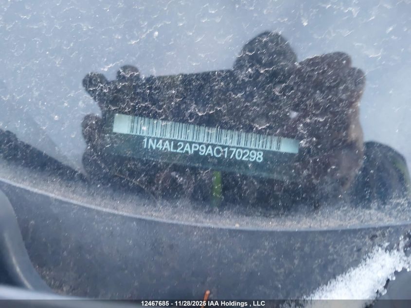 2010 Nissan Altima 2.5 S VIN: 1N4AL2AP9AC170298 Lot: 12467685