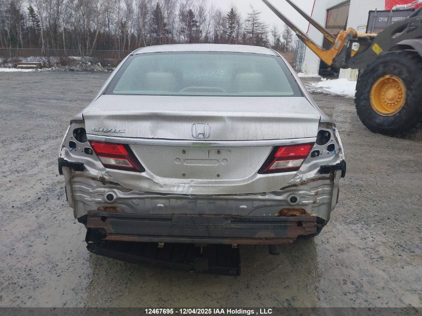 2013 Honda Civic Lx VIN: 2HGFB2F42DH106009 Lot: 12467695