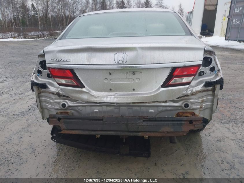 2013 Honda Civic Lx VIN: 2HGFB2F42DH106009 Lot: 12467695