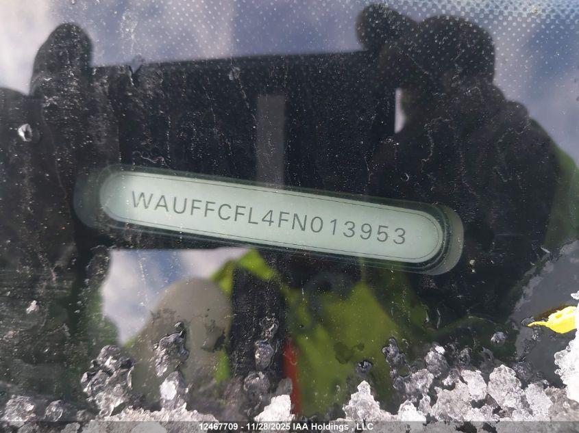 2015 Audi A4 VIN: WAUFFCFL4FN013953 Lot: 12467709