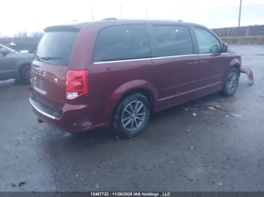 2017 Dodge Grand Caravan Se VIN: 2C4RDGBG0HR617995 Lot: 12467722