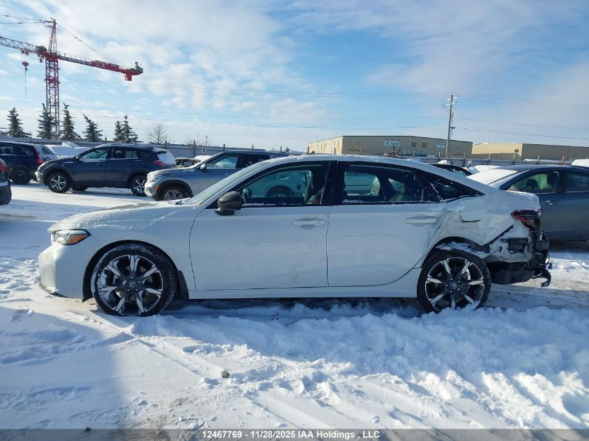 2025 Honda Civic Sport/Sport Touring VIN: 2HGFE4F81SH000492 Lot: 12467769