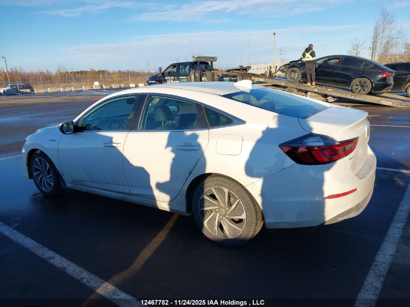 2019 Honda Insight Touring VIN: 19XZE4F74KE400867 Lot: 12467782