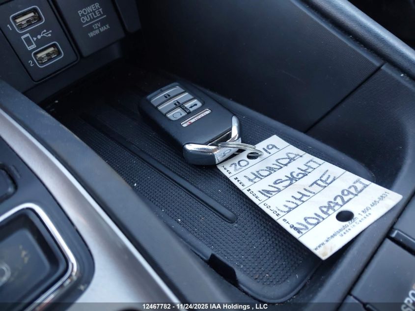 2019 Honda Insight Touring VIN: 19XZE4F74KE400867 Lot: 12467782