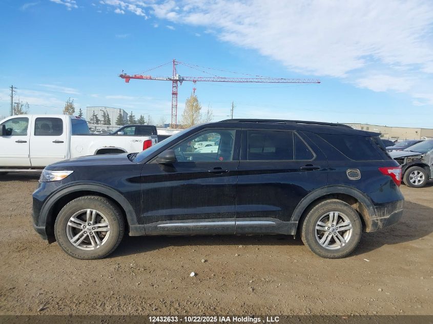 2021 Ford Explorer Xlt VIN: 1FMSK8DH1MGA96943 Lot: 12432633X