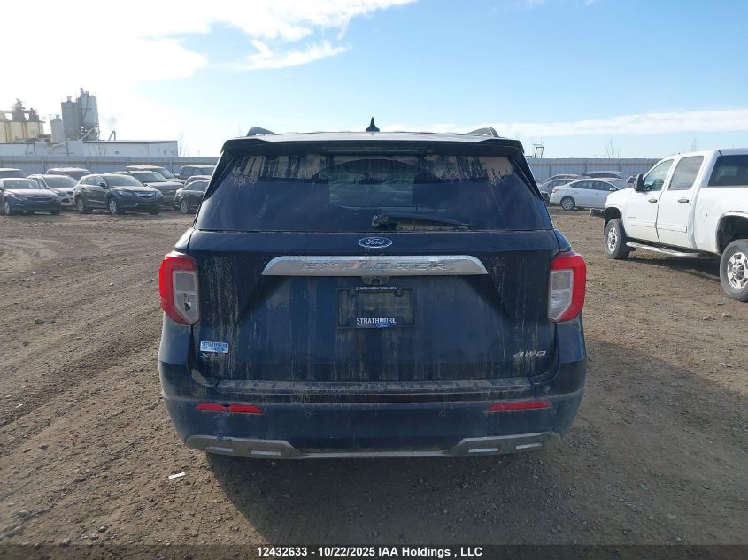 2021 Ford Explorer Xlt VIN: 1FMSK8DH1MGA96943 Lot: 12432633X