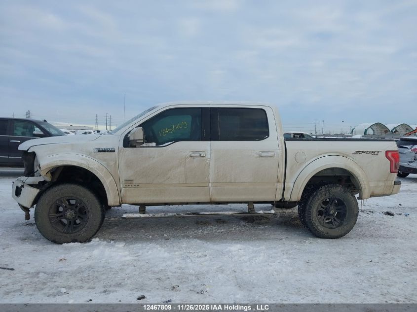 2015 Ford F150 Supercrew VIN: 1FTEW1EG8FFB49892 Lot: 12467809