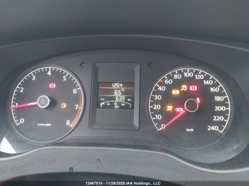 2013 Volkswagen Jetta 2.0L Trendline/2.0L Trendline+ VIN: 3VW1K7AJXDM284266 Lot: 12467815