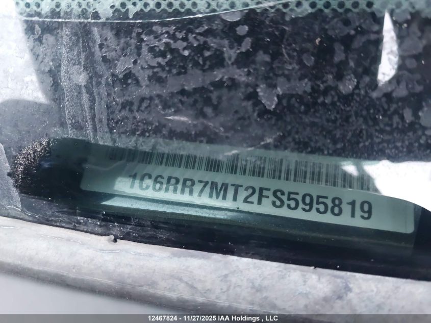 2015 Ram 1500 Sport VIN: 1C6RR7MT2FS595819 Lot: 12467824