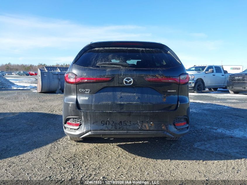 2025 Mazda Cx-70 Gs-L VIN: JM3KJCHD2S1126816 Lot: 12467833