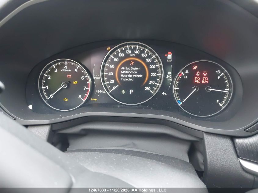 2025 Mazda Cx-70 Gs-L VIN: JM3KJCHD2S1126816 Lot: 12467833