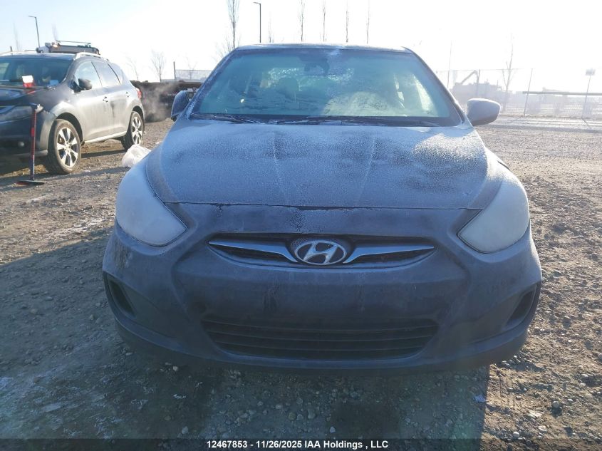 2013 Hyundai Accent Gl VIN: KMHCT4AE2DU467405 Lot: 12467853