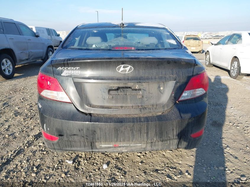 2013 Hyundai Accent Gl VIN: KMHCT4AE2DU467405 Lot: 12467853