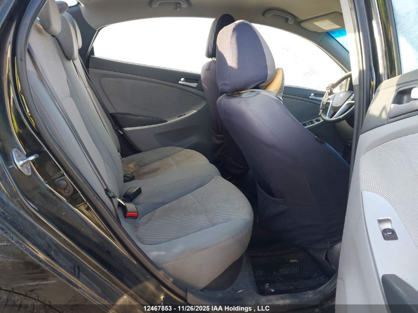 2013 Hyundai Accent Gl VIN: KMHCT4AE2DU467405 Lot: 12467853