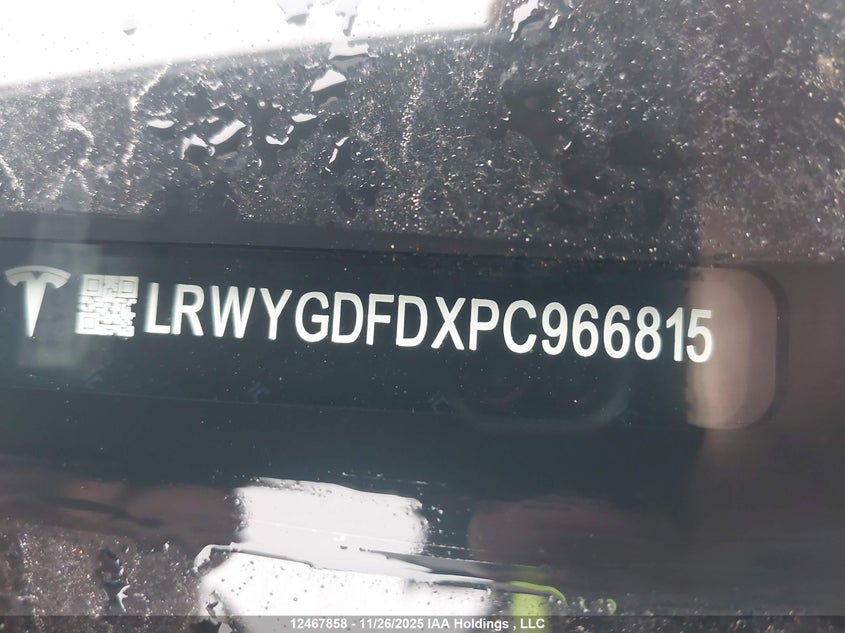 LRWYGDFDXPC966815 2023 TESLA MODEL Y photo no. 19