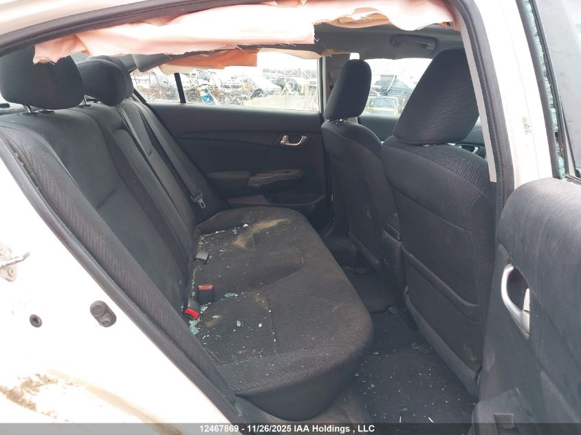 2013 Honda Civic Lx VIN: 2HGFB2F52DH021177 Lot: 12467869