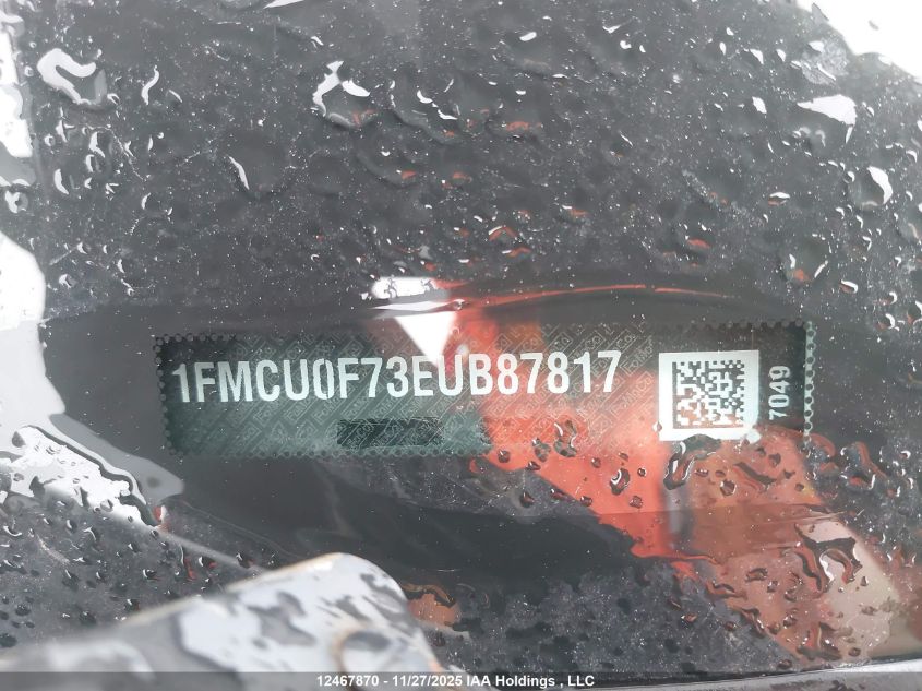 2014 Ford Escape S VIN: 1FMCU0F73EUB87817 Lot: 12467870