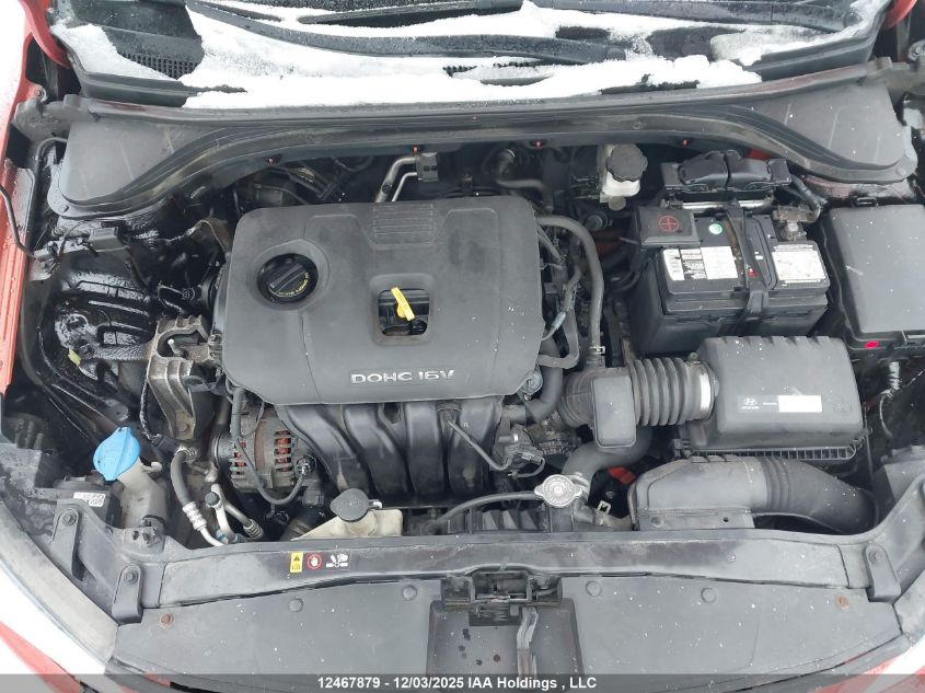 2017 Hyundai Elantra Gl VIN: KMHD84LF8HU133624 Lot: 12467879