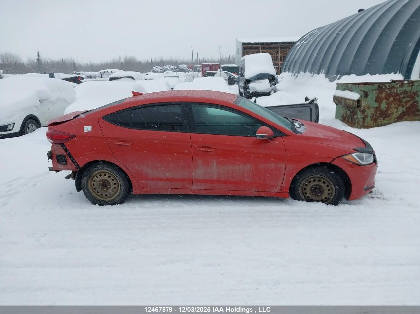 2017 Hyundai Elantra Gl VIN: KMHD84LF8HU133624 Lot: 12467879