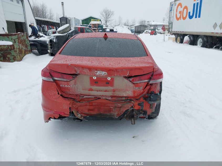 2017 Hyundai Elantra Gl VIN: KMHD84LF8HU133624 Lot: 12467879