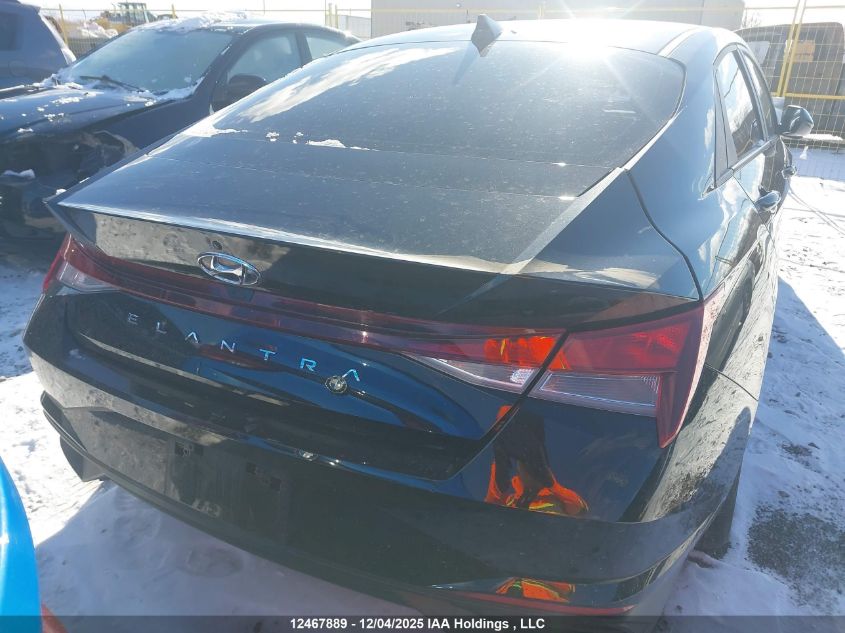 2022 Hyundai Elantra VIN: KMHLM4AG7NU264607 Lot: 12467889