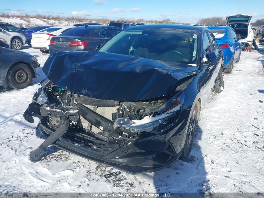 2022 Hyundai Elantra VIN: KMHLM4AG7NU264607 Lot: 12467889