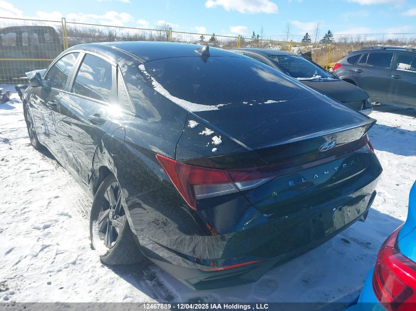 2022 Hyundai Elantra VIN: KMHLM4AG7NU264607 Lot: 12467889